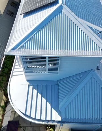 New residential roof installation with high-quality materials