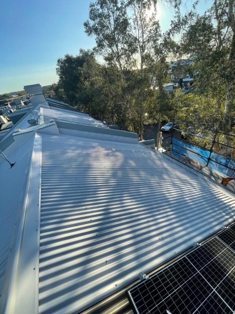 New metal and tile roof installation by Sydney roofing experts