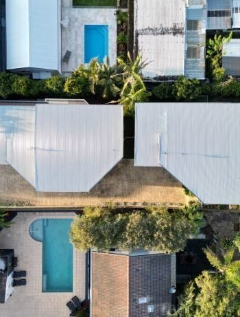 Before and after roof replacement transformation
